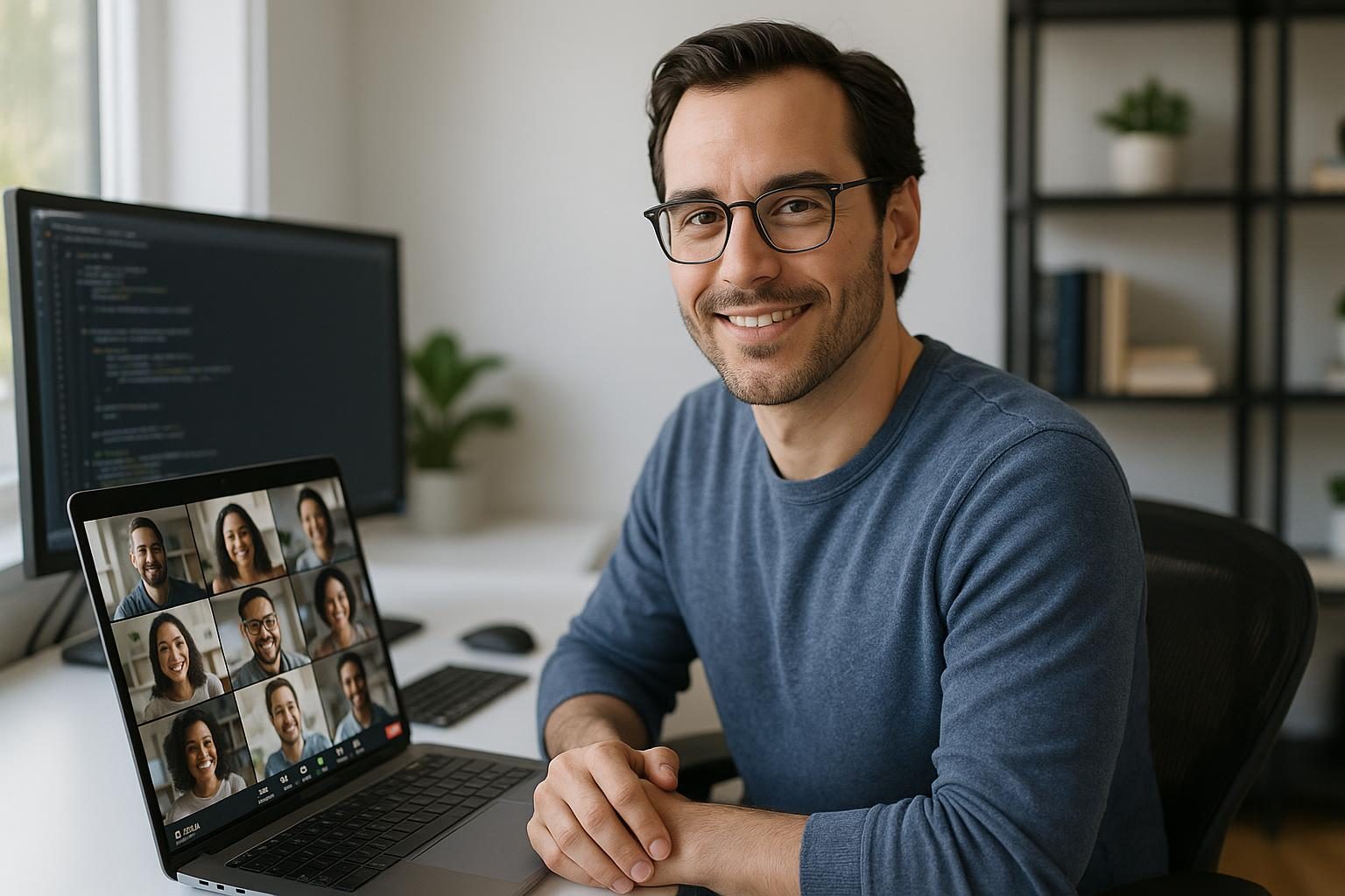 Pre-vetted sr. engineer embedded in a client team at a modern tech office